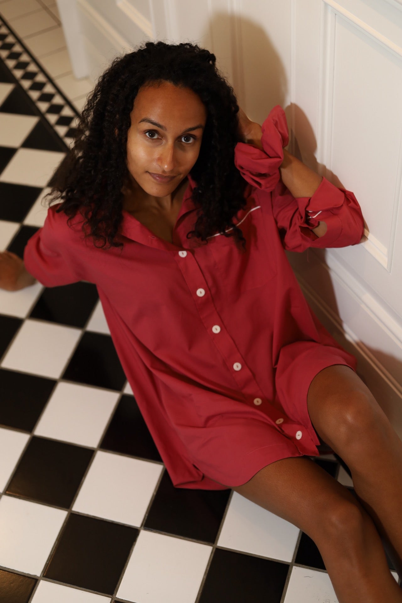 Raspberry Night Dress | Red Night Dress Raspberry Night Dress | Red Night Dress