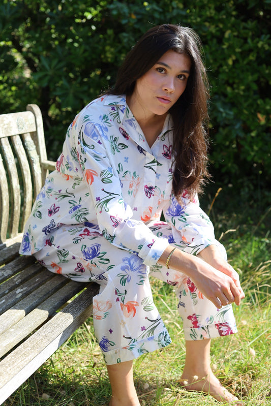 Dreaming of Flowers Organic Cotton Pyjama Trouser Set