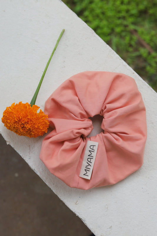 Peach Oversized Scrunchie